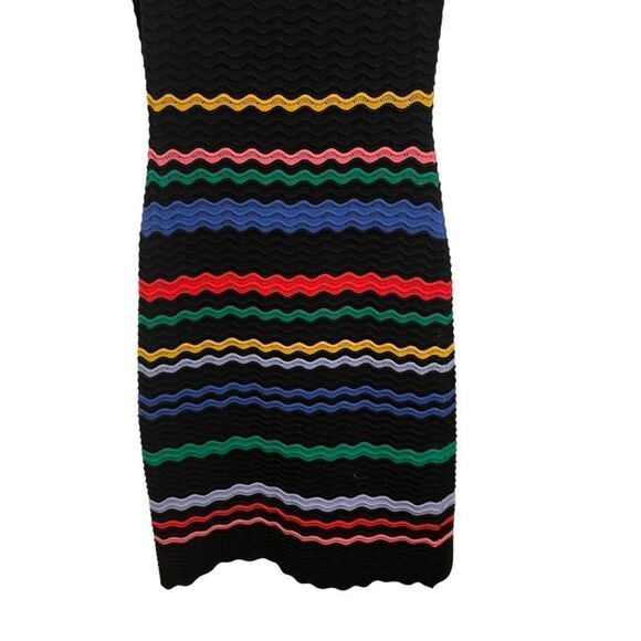 Ecru Multicolor Striped Sleeveless Cotton Sweater Dress Size Small - Picture 6 of 9